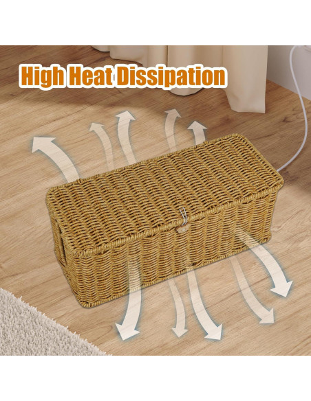 Caja de Gestión de Cables Gvztxoe 2 Pcs Mediana y Grande Caja de Gestión de Cables Gvztxoe 2 Pcs Mediana y Grande