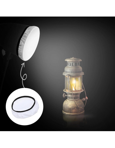 4 Piezas Difusor de Luz 18cm Telooco para Fotografía