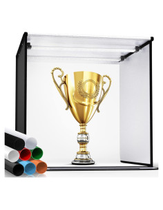 Caja de Luz para Fotos 60cm SAMTIAN con 126 Luces LED