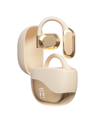 Auriculares Inalámbricos Bluetooth AI Traducción 144 Idiomas Beige