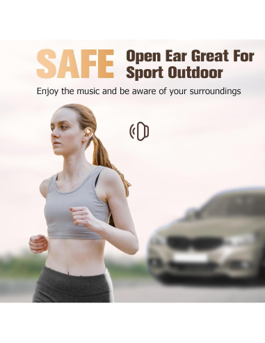 Auriculares Inalámbricos Bluetooth AI Traducción 144 Idiomas Beige