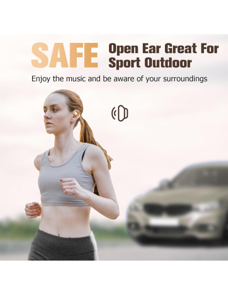 Auriculares Inalámbricos Bluetooth AI Traducción 144 Idiomas Beige