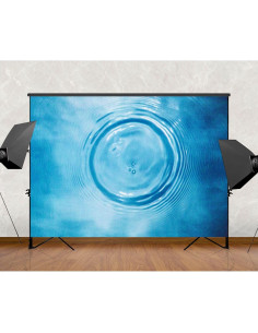 Fondo de Fotografía Kanworse 5x7ft Ondas para Retratos 2