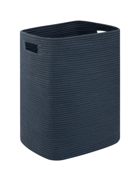Cesta de Ropa Grande OIAHOMY Algodón 76L Azul 40.6x33x55.9cm