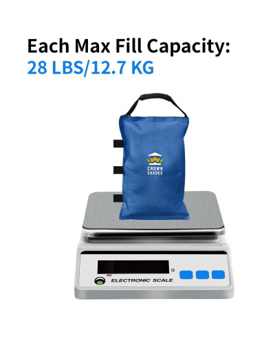 Bolsas de Arena para Carpa CROWN SHADES 12.7 kg Azul