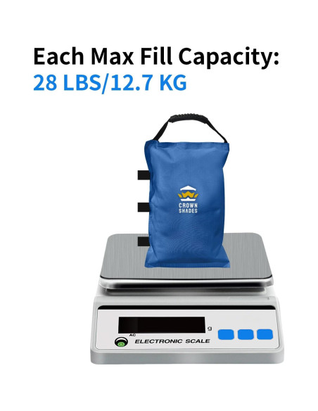 Bolsas de Arena para Carpa CROWN SHADES 12.7 kg Azul