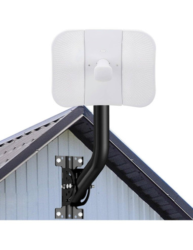 Soporte de Poste de Antena Universal Genérico 33 cm Montaje Pared