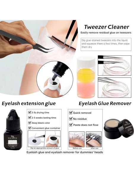 Kit de Extensión de Pestañas Rose Manor para Principiantes