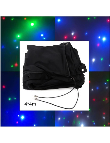 Fondo de Estrella LED 4x4m BRICZUNA para Escenario RGBW
