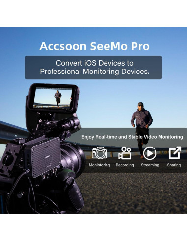 Accsoon SeeMo Pro Adaptador Captura Video 1080P HDMI SDI