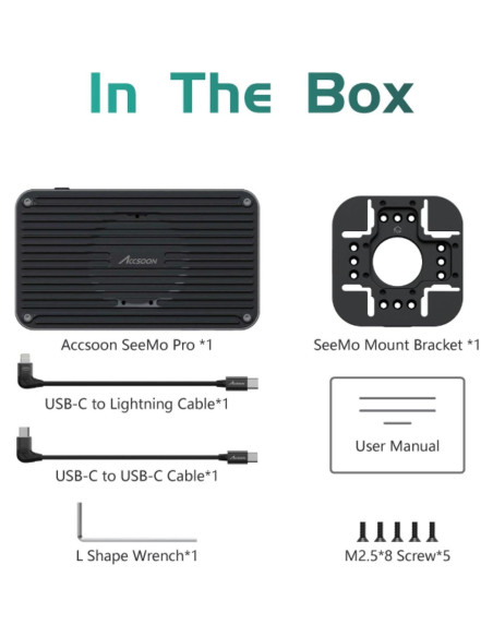 Accsoon SeeMo Pro Adaptador Captura Video 1080P HDMI SDI