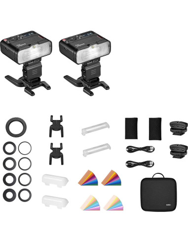 Godox MF12-K2 Kit de Flash Macro Compacto 2 Luces TTL 12W