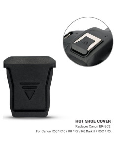 Tapa de Zapata Caliente JJC para Canon R3 R5C R6 II R7 R10 - 2 Piezas 2