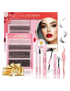 Kit de Extensión de Pestañas LUCKFORJOY 30D 40D 480PCS
