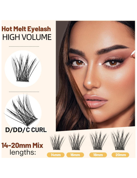 Kit de Pestañas Falsas Vayator D Curl 8-20mm Mixto Kit de Pestañas Falsas Vayator D Curl 8-20mm Mixto