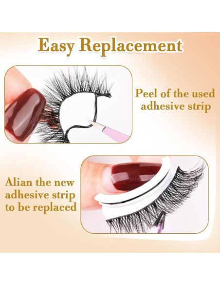 5 Pares de Pestañas Postizas Autoadhesivas Anforlin - 5 Estilos 5 Pares de Pestañas Postizas Autoadhesivas Anforlin - 5 Estilos