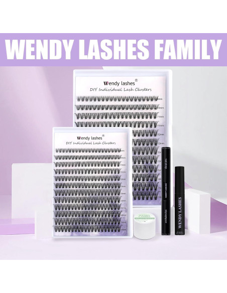 Extensiones de Pestañas D Curl 30D Wendy Lashes 8-16mm Extensiones de Pestañas D Curl 30D Wendy Lashes 8-16mm