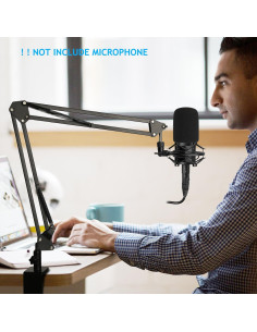 Soporte de Micrófono Frgyee AT2020 con Montura de Choque y Filtro Antipop 2