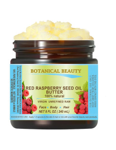 Manteca de Aceite de Semilla de Frambuesa Roja 240 ml - Belleza Botánica