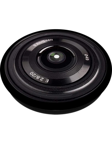 Cámara SLR retro PopSockets con gráfico de lente vintage