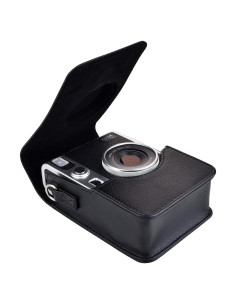 Funda Protectora Rieibi para Cámara Fujifilm Instax Mini EVO - Cuero PU Negro