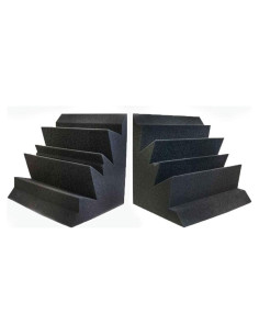 Juego de 2 Trampas de Graves Acústicas Mybecca 30.48 cm Carbón