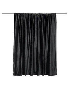 Cortina de Fondo de Terciopelo Negro BalsaCircle 2.44x2.44m