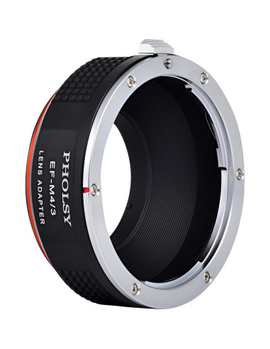 Adaptador de Lente PHOLSY Canon EF a M4/3 - Enfoque Manual