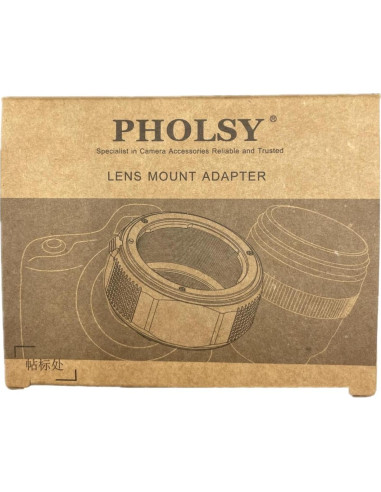 Adaptador de Lente PHOLSY Canon EF a M4/3 - Enfoque Manual