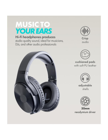 Kit de Podcast Movo PodPro-AH con 2 Micrófonos y Auriculares