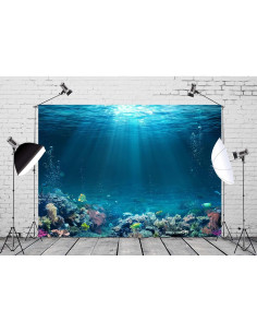 Fondo Submarino BELECO 4.5x3m Tela para Fotografía 2