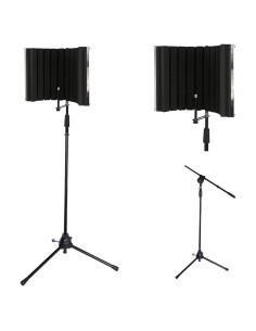 Panel de Aislamiento de Micrófono LyxPro VRI-30 con Soporte