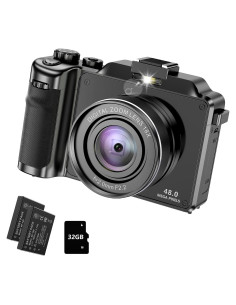 Cámara Digital 4K KOMERY X9 48MP Zoom 18X WiFi con 32GB