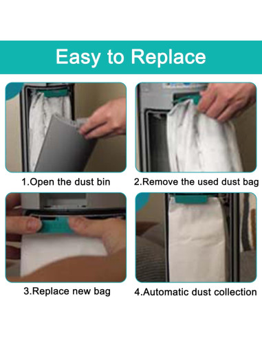 8 Bolsas de Polvo VCA-ADB95 para Aspiradora Samsung Bespoke Jet