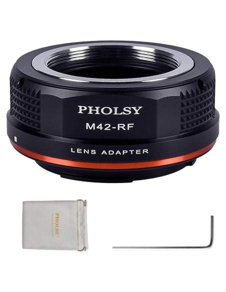 Adaptador de Lente PHOLSY M42 a Canon RF Enfoque Manual