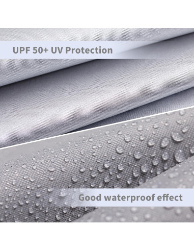 Cubierta de Toldos 3x3m MOQI Impermeable Tela Oxford 150D
