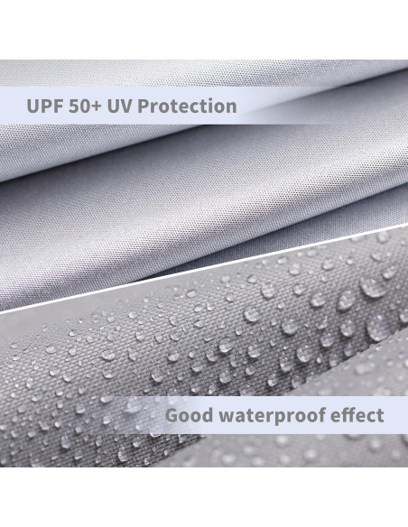 Cubierta de Toldos 3x3m MOQI Impermeable Tela Oxford 150D