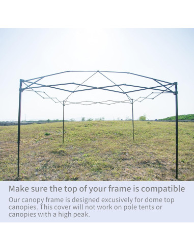 Cubierta de Toldos 3x3m MOQI Impermeable Tela Oxford 150D