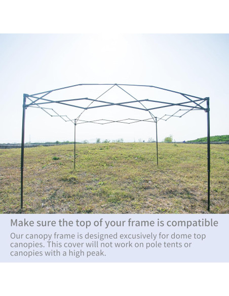 Cubierta de Toldos 3x3m MOQI Impermeable Tela Oxford 150D