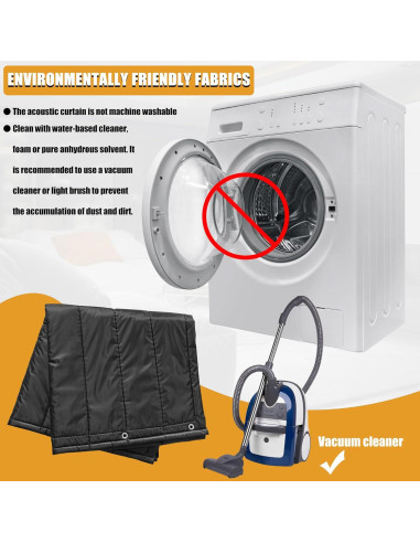 Manta Absorbente de Sonido 121.92x121.92cm Negro - Aislamiento Acústico