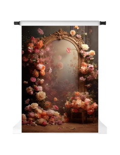 Fondo de Fotografía Kate 2m x 3m Microfibra Floral Profesional