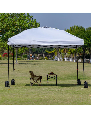 Cubierta de Toldos 3x3m MOQI Impermeable Tela Oxford 150D