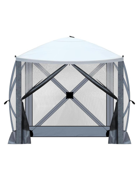 Carpa Gazebo Plegable VINGLI 2.13x2.13m con Mosquitera
