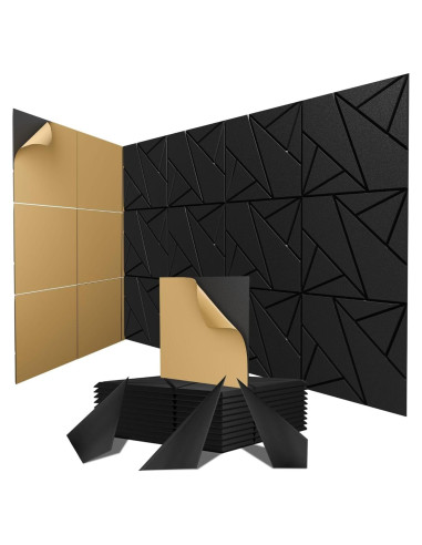 Paquete de 8 Paneles Acústicos Xpneuma 30.48x30.48 cm - Alta Densidad