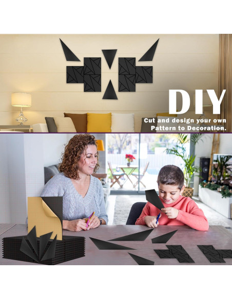 Paquete de 8 Paneles Acústicos Xpneuma 30.48x30.48 cm - Alta Densidad