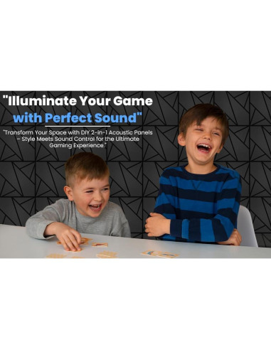 Paquete de 8 Paneles Acústicos Xpneuma 30.48x30.48 cm - Alta Densidad