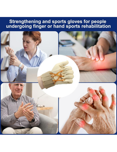 Guante de Ejercicio de Tracción Cuffbow para Rehabilitación de Manos