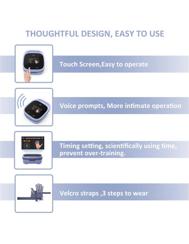 Guantes de Rehabilitación XFT para Mano Izquierda - Grande