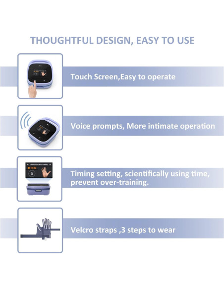 Guantes de Rehabilitación XFT para Mano Izquierda - Grande