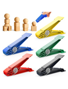 Conjunto Ejercitadores de Dedos FitBeast - 5 Clips Resistencia